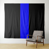 Thin Blue Line Wandkleed (In Situ (horizontaal))