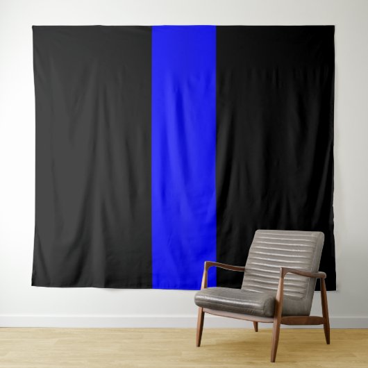 Thin Blue Line Wandkleed (In Situ (horizontaal))