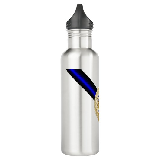 Thin Blue Line Waterfles (Links)