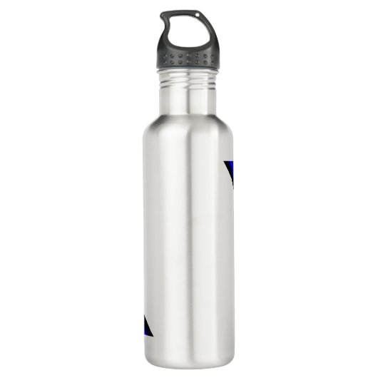 Thin Blue Line Waterfles (Achterkant)