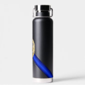 Thin Blue Line Waterfles (Achterkant)