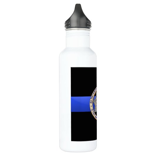 Thin Blue Line Waterfles (Links)