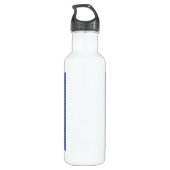 Thin Blue Line Waterfles (Achterkant)