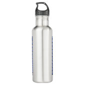 Thin Blue Line Waterfles (Achterkant)