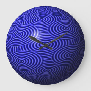 Thin Blue Line Wereldbol Grote Klok