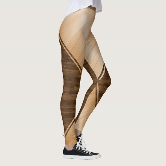 Thin Blue Line - Wood Inlay Leggings (Rechts)