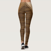Thin Blue Line - Wood Inlay Leggings (Achterkant)