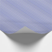 Thin Blue Line Wrapping Paper Cadeaupapier (Hoek)