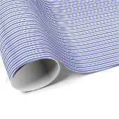 Thin Blue Line Wrapping Paper Cadeaupapier (Rol Hoek)
