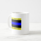 Thin Blue Police Line Koffiemok (Voorkant links)
