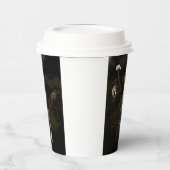 Thin female carrying lamp papieren bekers (Links)