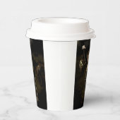 Thin female carrying lamp papieren bekers (Rechts)