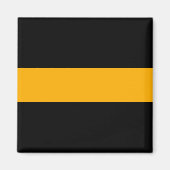 Thin Gold Line Dispatcher Magnet (Voorkant)