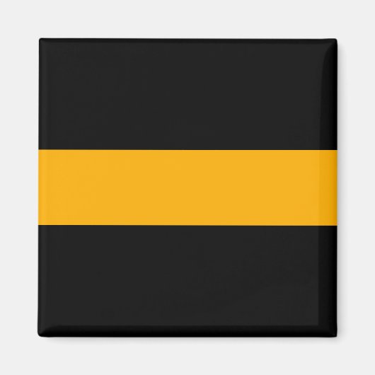Thin Gold Line Dispatcher Magnet (Voorkant)