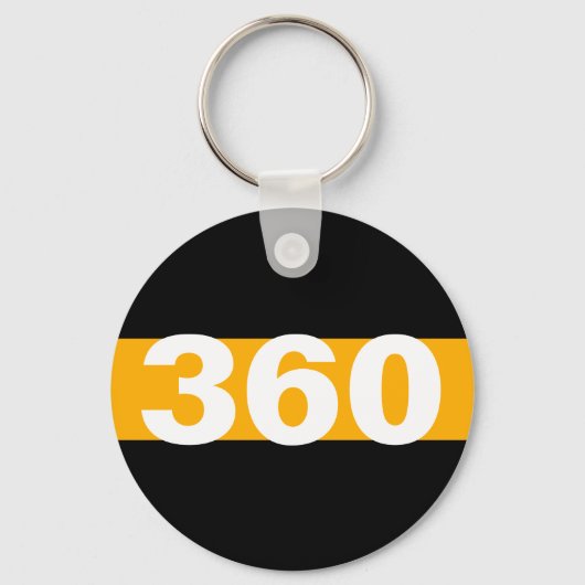 Thin Gold Line Persoonlijke Dispatcher Sleutelhang Sleutelhanger (Voorkant)