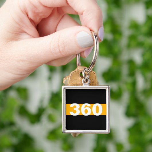 Thin Gold Line Persoonlijke Dispatcher Sleutelhang Sleutelhanger (Hand)