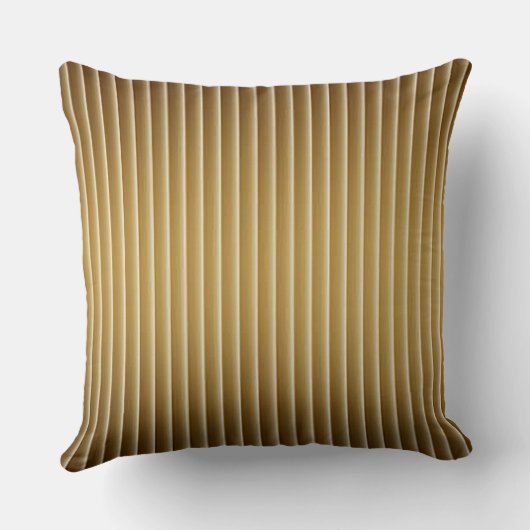 Thin Gold Stripe Throw Pillow Kussen (Achterkant)