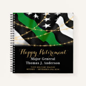 Thin Green Line Army Guest Notitieboek (Voorkant)