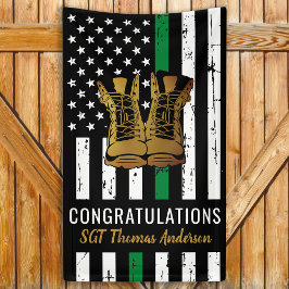 Thin Green Line Custom Army Retirement Spandoek