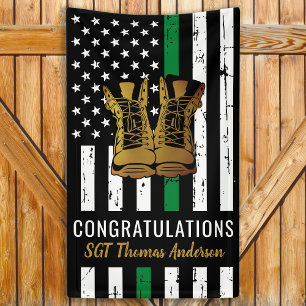 Thin Green Line Custom Army Retirement Spandoek