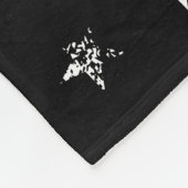 Thin Green Line Disted American Flag Full Fleece Deken (Hoek)