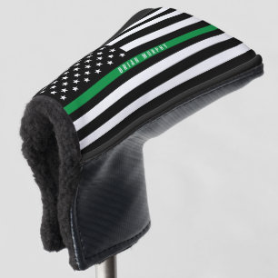 Thin Green Line Flag Monogram Golfheadcover