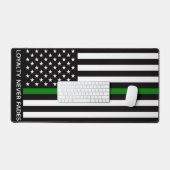 Thin Green Line Flag (United States) Bureaumat (Keyboard & Muis)