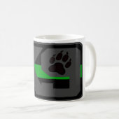 THIN GREEN LINE K9 FEDERAL AGENT COFFEE MOK (Voorkant rechts)