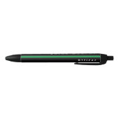 Thin Green Line Militair Monogram Zwarte Inkt Pen (Bodem)
