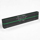 Thin Green Line Militaire Moderne Monogram Naambordje