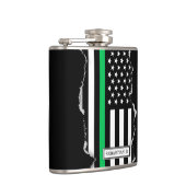 Thin Green Line | VS-vlag: kijk uit Heupfles (Rechts)