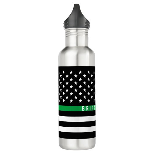 Thin Green Line Waterfles (Links)
