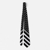 Thin Grey Line American Flag CorrecOfficer Stropdas (Achterkant)