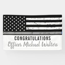 Thin Grey Line Correction Officer Afstuderen Spandoek