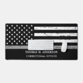 Thin Grey Line Personalized Correctionaris Bureaumat (Keyboard & Muis)