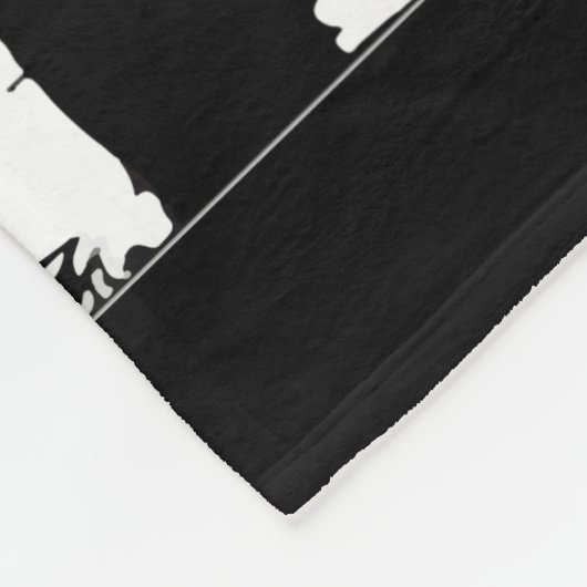 Thin Grey Line Personalized Correctionaris Fleece Deken (Hoek)