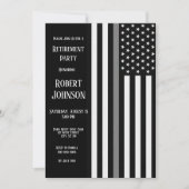 Thin Grey Line Retirement Kaart (Voorkant)