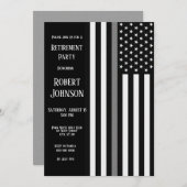 Thin Grey Line Retirement Kaart (Voorkant / Achterkant)