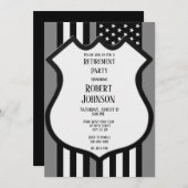 Thin Grey Line Retirement Kaart (Voorkant / Achterkant)