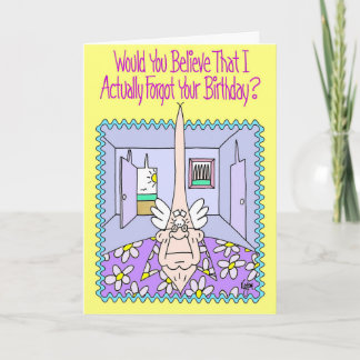 THIN HEADED Verlaat Verjaardag Kaart