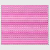 Thin Hot Pink en White Waves — Papier ompakken (Vlak)