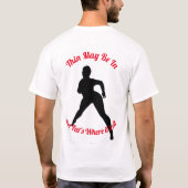 Thin kan erin zitten, maar dat is waar het is t-shirt (Achterkant)