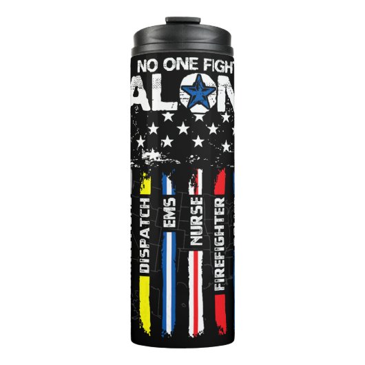 Thin Line First Responder Unity Thermosbeker (Voorkant)