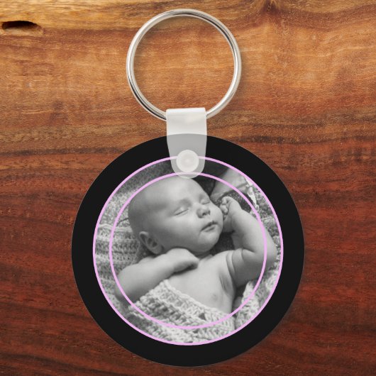 Thin Line Photo Sleutelhanger (Voorkant)