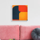 "Thin Lines Between Sides" Pt.1 Canvas Afdruk (Insitu (Woonkamer))