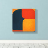 "Thin Lines Between Sides" Pt.1 Canvas Afdruk (Insitu (Houten vloer))