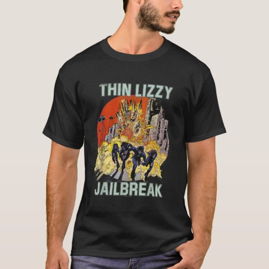 Thin Lizzy Jailbreak Explosion T-shirt (Voorkant)