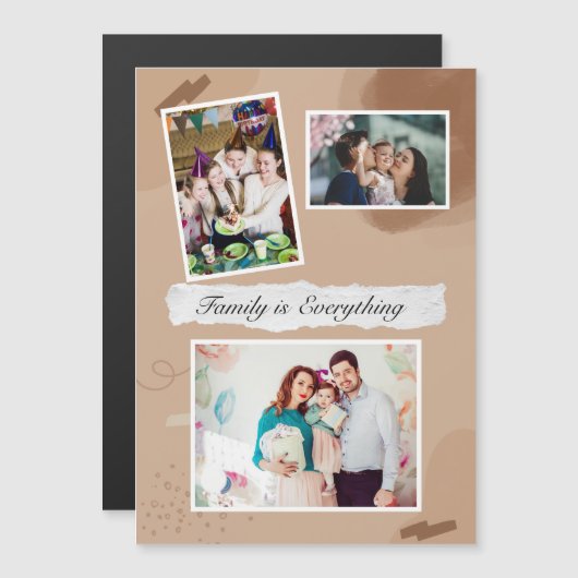 Thin Magnetic Card Magnetische Uitnodiging (Voorkant / Achterkant)