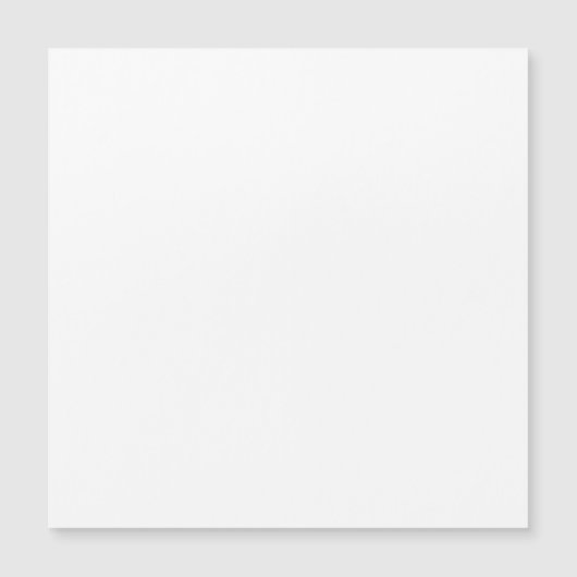 Thin Magnetic Card Magnetische Uitnodiging (Voorkant)