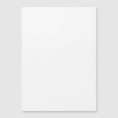 Thin Magnetic Card Magnetische Uitnodiging (Voorkant)